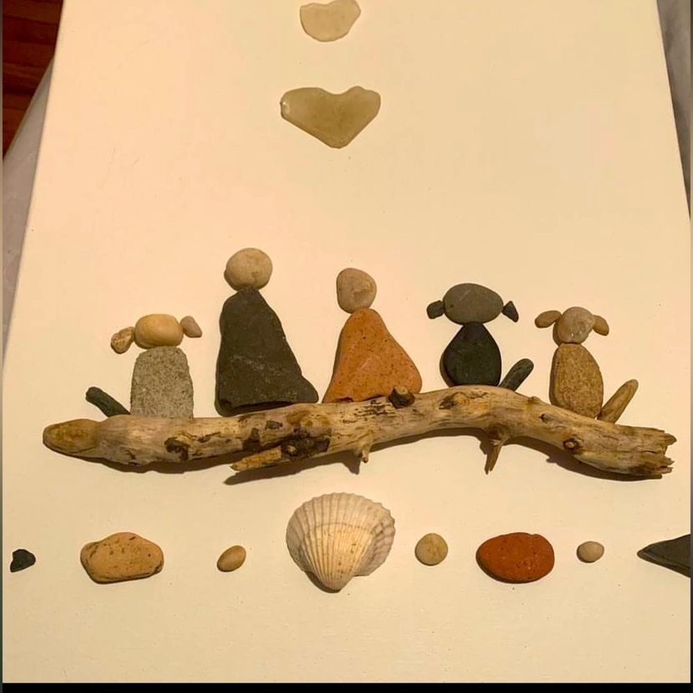 Sea Glass Designs one of a kind gift for the ocean or sea lover.  Customizable
